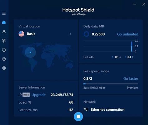 Select VPN in the Tools section of the menu. . Download hss shield